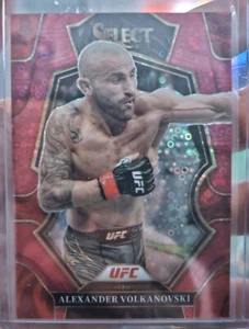 2023 Select UFC Alexander Volkanovski Premier Red Prizm 03/99 Featherweight - Picture 1 of 2