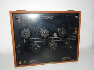 Medidor MFS VEB resistencia de manivela de precisión 0-100 kHz 0,01-12222,21 ohmios manganina - Imagen 1 de 12