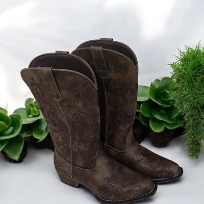 Bota para mujer Roper Riley Western punta corta bronce cobre marrón 09-021-1566-2178 Foto 1 de 4