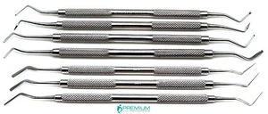 Dental Restorative Composite Filling & Heidemanns Premium Instruments Set of 7 - Picture 1 of 3