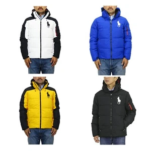 Polo Ralph Lauren Men's Big & Tall Big Pony Hooded Down Puffer Jacket - 4 colors - Picture 1 of 27