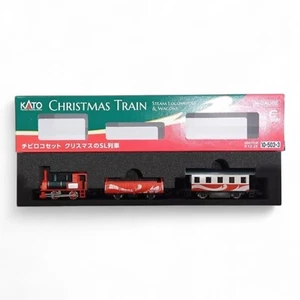 KATO 10-503-3 Pocket Line Christmas Train 3-Unit Set - Picture 1 of 11