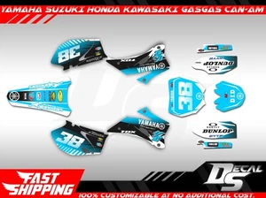 Fits Yamaha YZF250-450 2006 to 2009 yzf450 yz250f graphic kit stickers YZF - Bild 1 von 5