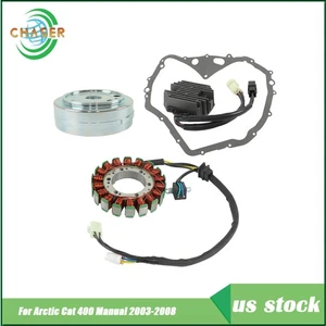 Rotor de volante + estator + regulador + junta para Arctic Cat 400 2003-2008 manual - Imagen 1 de 10
