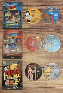 Drawn Together Season 1 2 3 Complete Uncensored Tested Original Release Lenticul - Imagen 1 de 19