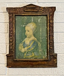 PLACA retrato bebé Stuart Van Dyck of Young James II impresión enmarcada de colección - Imagen 1 de 5