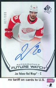 2021-22 SP Authentic Future Watch Autographs RC #112 Joe Veleno 807/999 - Picture 1 of 2