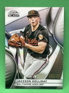 2025 Topps Chrome Black - Jackson Holliday rifrattore SP 32/199 Baltimore Orioles - Foto 1 di 2