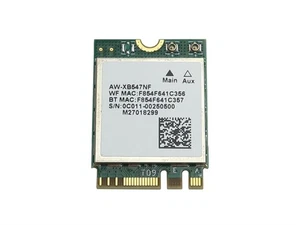 TARJETA INALÁMBRICA REALTEK RTL8852BE M.2 WIFI 6 802.11AX BLUETOOTH 5.0 0C011-00250500 - Imagen 1 de 2
