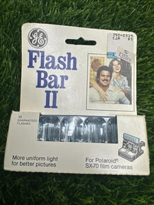 Vintage GE Flash Bar II Flash Bulbs for Polaroid 10 Flashes SX-70 Factory Sealed - Picture 1 of 7