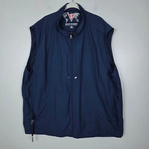 Scottevest Men's Navy Blue Travel Vest XXXL Multi Pocket Technology Enabled - Picture 1 of 10
