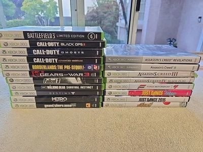 Лот из 19 игр Assassins Creed Call Of Duty для Microsoft Xbox 360 GTO 5 и более GS - Изображение 1 из 4