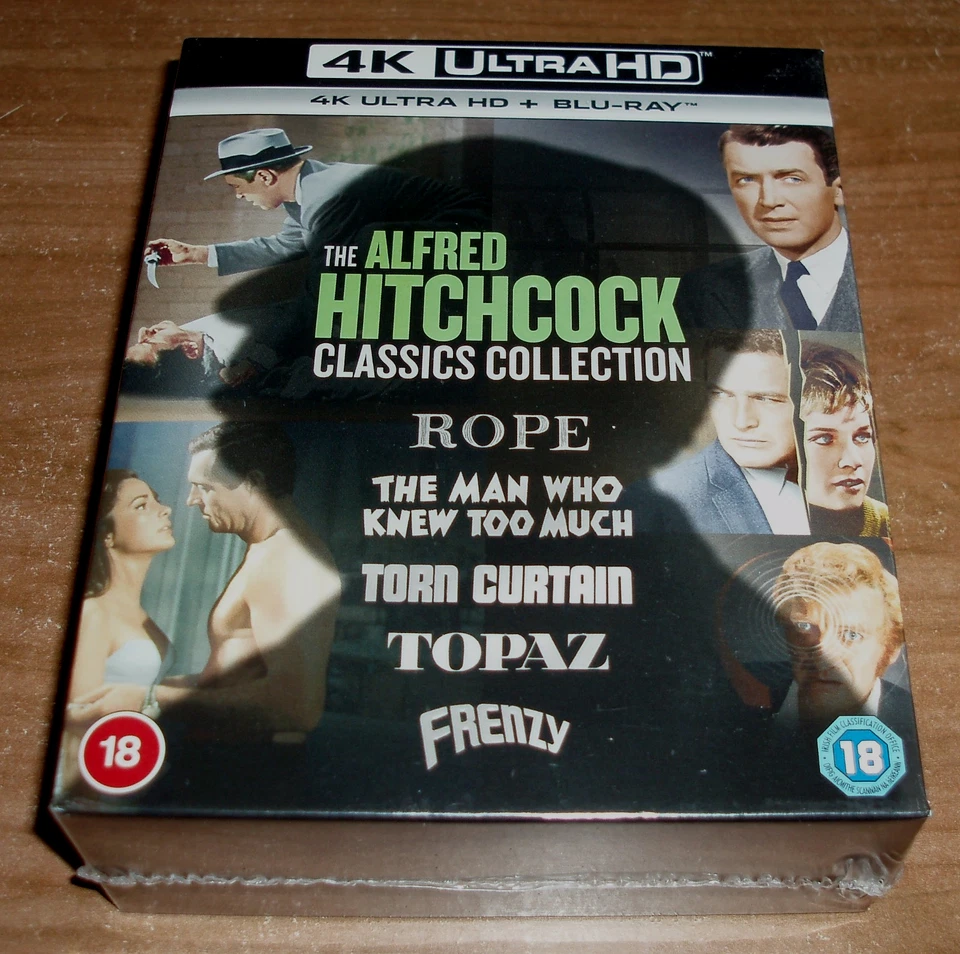 Alfred Hitchcock Coleccion Vol.3 Nuevo Sellado 4K UHD+Blu-Ray  Suspense A-B-C - Imagen 1 de 4