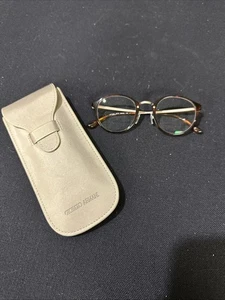 Monturas de gafas redondas Giorgio Armani marrón tortuga AR 7028 5018 - Imagen 1 de 8