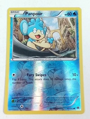 Panpour 41/162 Breakthrough Reverse Holo Pokémon Card 2015 - Image 1 of 3