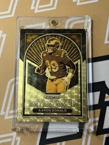 2022 Panini Prizm Aaron Donald Gold Vinyl /5 Los Angeles Rams - Picture 1 of 2