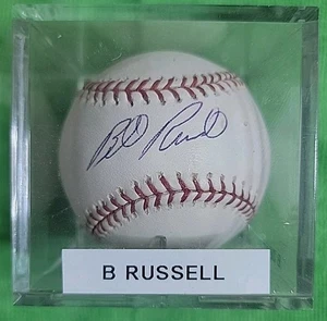Bill Russell Autographed Baseball - Picture 1 of 2
