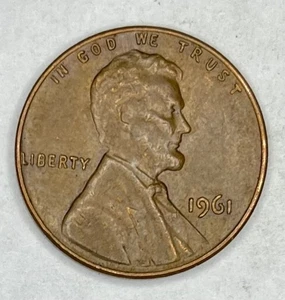 1961 P Lincoln Memorial Cent Penny - Picture 1 of 6