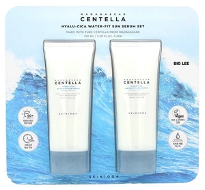 Skin1004 Madagascar Centella Hyalu-Cica Water-Fit Sun Serum Set 100ml x 2ea - Imagen 1 de 4