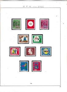 GERMANY-- R.F.A., 1966, MNH, 5 Complete sets. - Picture 1 of 1