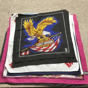Vintage Harley-Davidson Motorcycle Bandana Lot of 35 Pieces 90s 2000s Biker - Picture 1 of 15