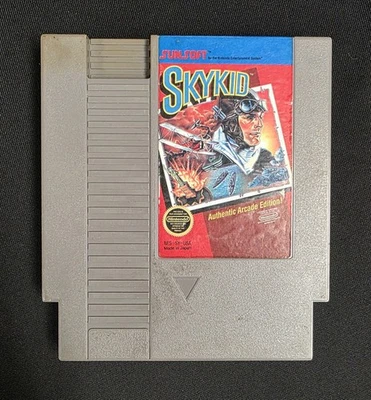 Sky Kid (Nintendo Entertainment System, NES, 1986) 5 Screw Cartridge Tested - Image 1 of 4