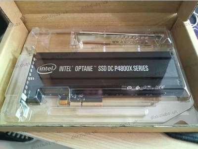 Intel DC P4800X Series 375GB SSD PCIE OptaneAIC/HHHL/ 20.5PBW  SSDPED1K375GA01 - Image 1 of 3