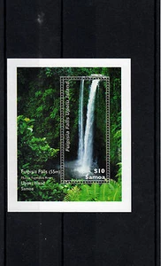 Samoa 2013 MNH Waterfall 1v Sheet Fuipisia Falls Upolu Islands River Plants - Picture 1 of 1