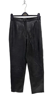 Mixit Women's Straight Leg 100% Leather Dress Pants Size 8 - Image 1 of 4