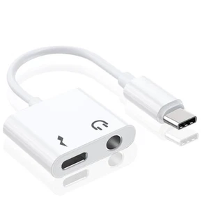 New 2in1 Durable USB C to 3.5mm Adapter AUX & DAC Date Cable for Nokia 8 Sirocco - Picture 1 of 1