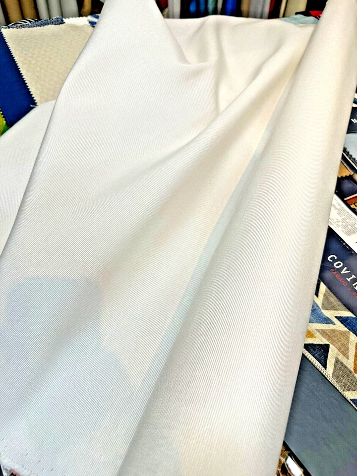 Sunbrella Rib Natural 100% Acrylic Canvas for Upholstery (by the yard) 7704-0000 - Image 1 of 4