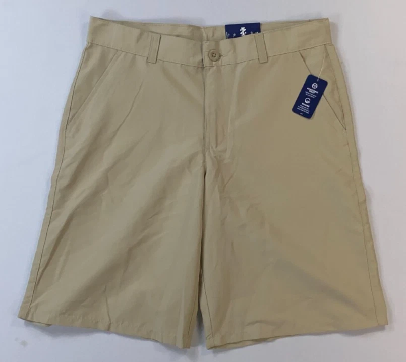 Boy's IZOD Flat Front Performance Wicking/Adjustable Waist Shorts Size 18