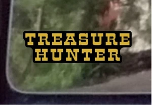 ProSticker 610 (One) 2" x 6.5" Gold Treasure Hunter Decal Sticker Panning - Picture 1 of 1