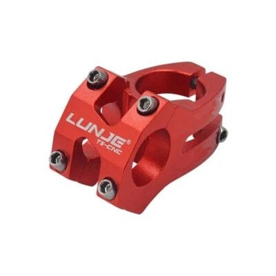 Vástago de manillar corto de aluminio para bicicleta de montaña MTB 1-1/8 25,4 mm Foto 1 de 4