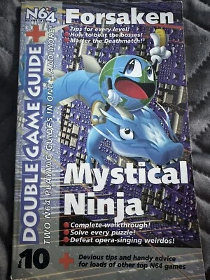 Vintage Nintendo 64 Game Guide Book - Forsaken / Mystical Ninja - Image 1 of 2