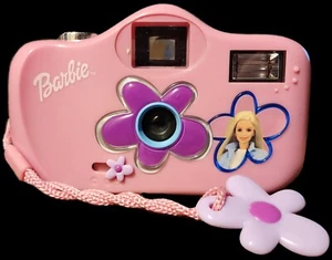 Vintage Barbie My Favourite Pics 35mm Film Camera Pink Flower Heart 90s Kidcore - Bild 1 von 16
