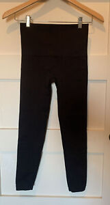 SPANX Look At Me Now Leggings Pants High Rise Size M Black Pull On Cropped