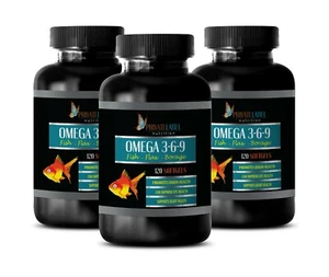 fish oil supplement - OMEGA 3-6-9 3600mg - vision support supplement 3 Bottles - Picture 1 of 9