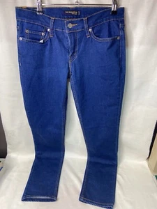 Levi's 524 Womens Jeans W28 L 30 Blue Too Superlow Dark Wash Skinny Jean - Picture 1 of 10