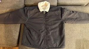 Birdwell Beach Britches Brown Fleece Lined Nylon Jacket NWOT XXL/XL * See Desc - Picture 1 of 12