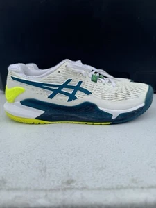 Asics Gel-Resolution 9 Shoes Tennis White 1041A330 Sneaker Men’s Size 7 - Picture 1 of 10