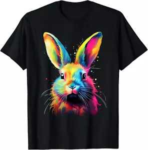 Cute Bunny Face For Boys Girls Men Women Kids Easter Day t shirt - Picture 1 of 4