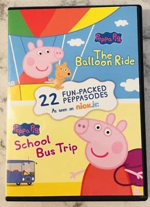 PEPPA PIG * THE BALLOON RIDE & SCHOOL BUS TRIP DVD * 22 FUN-PACKED PEPPASODES - Picture 1 of 5