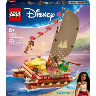 LEGO Disney Moana 2 Moana's Adventure Canoe 43270 Building Kit 529 pcs - Image 1 of 4