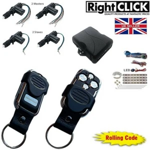 4 Door Central Locking Kit Remote Keyless /Immobilizer /alarm CLR655-4D - Picture 1 of 5