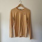 COMMES DESERVE GARCONS CDG PLAY STRIPED LONG SLEEVE SMALL HEART SHIRT