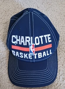 Vintage Charlotte Bobcats NBA Adidas Adjustable Blue Hat - Picture 1 of 4