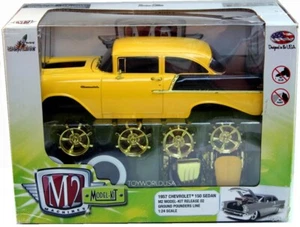 M2 Maschinen MODELLBAUSATZ 1957 Chevrolet 150 Limousine BOUND POUNDERS R02 Chase - Bild 1 von 2
