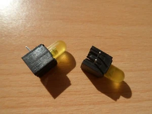 Bloque de construcción LED con amarillo 5 mm LED *10 piezas* *NUEVO DE LOTE ANTIGUO* - Imagen 1 de 1