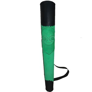 Faretra da arciere / supporto freccia - LARP e costume - verde / nero J642 - Foto 1 di 7